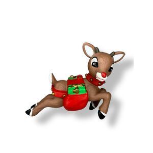 Kurt Adler Rudolph the Red Nosed Reindeer Christmas Ornament Holiday Collectible